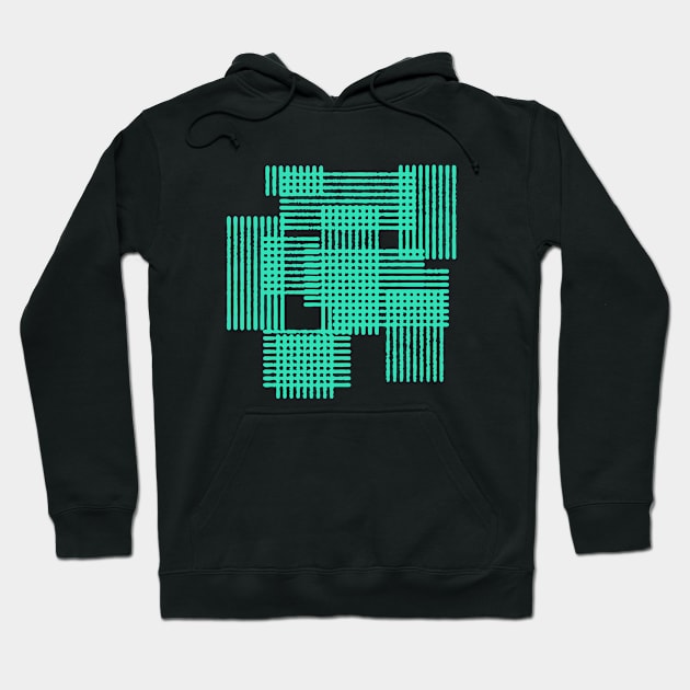 abstract geometric ornament, lines, stripes, grid, lattice. Hoodie by SwetlanaArt